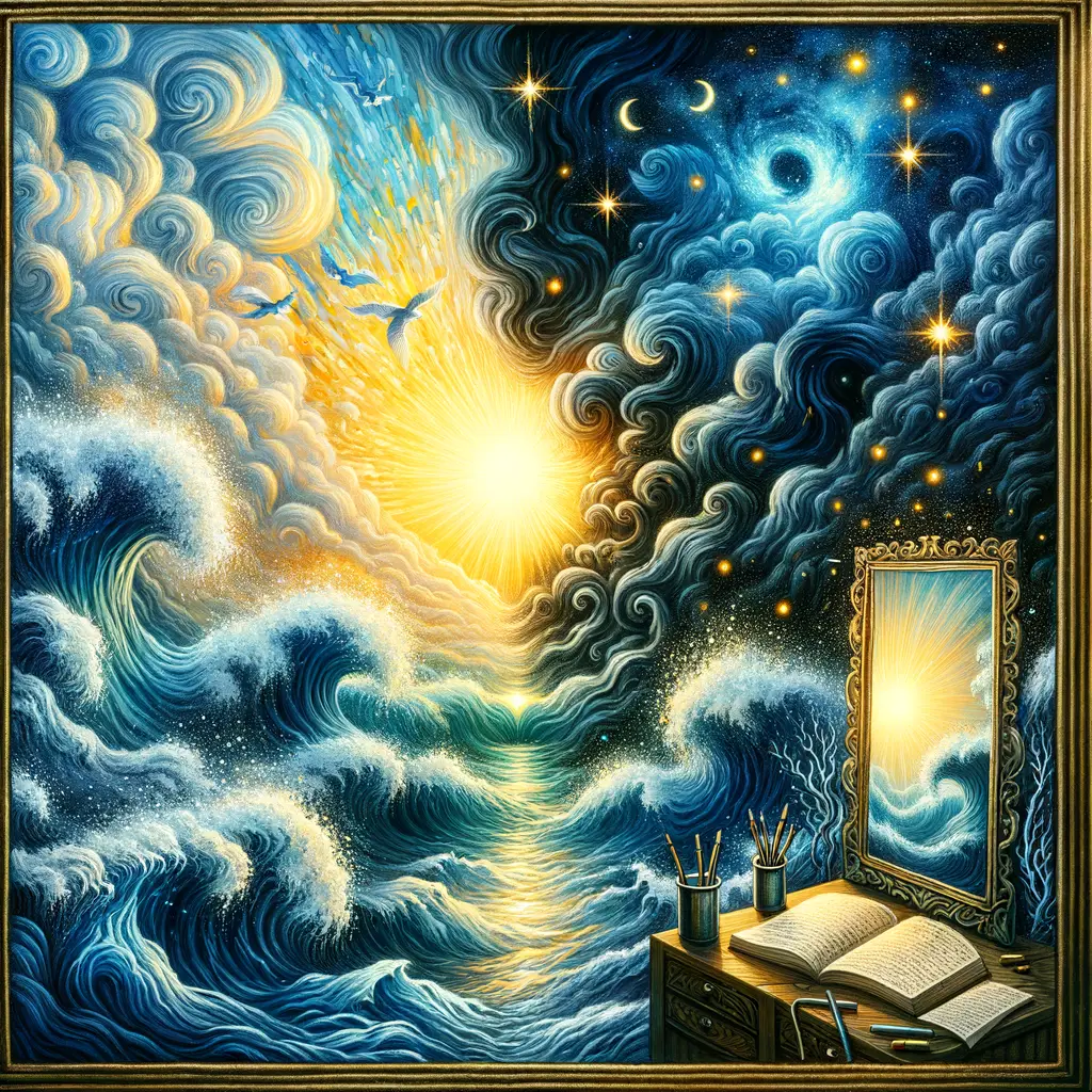 Whispers of Renewal: A Mirror of Inner Seas