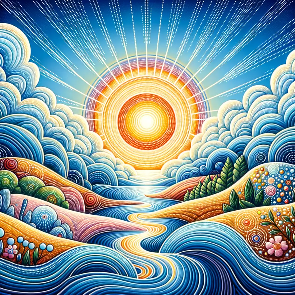 Whispers of the Heart: Sunrise Symphony in Oceanic Tranquility