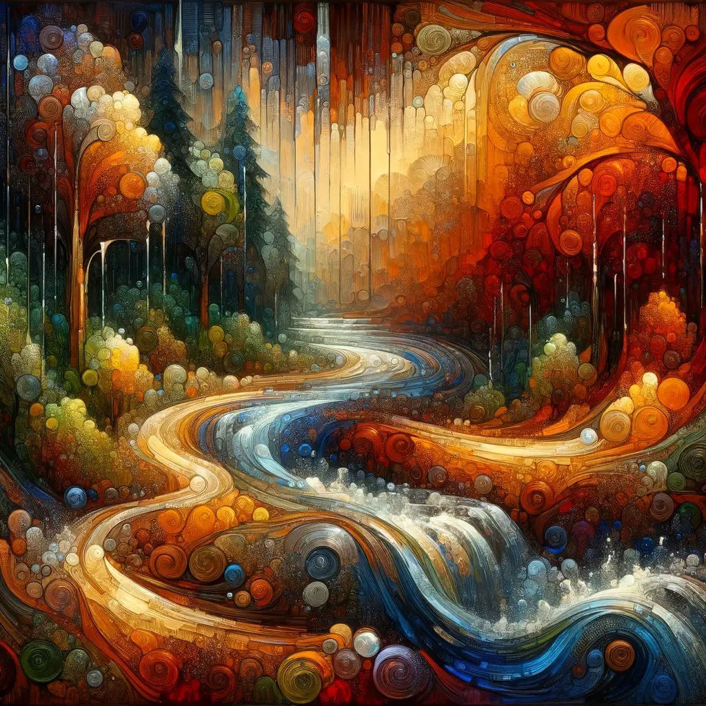 Whispers of the Forest: A River's Embrace