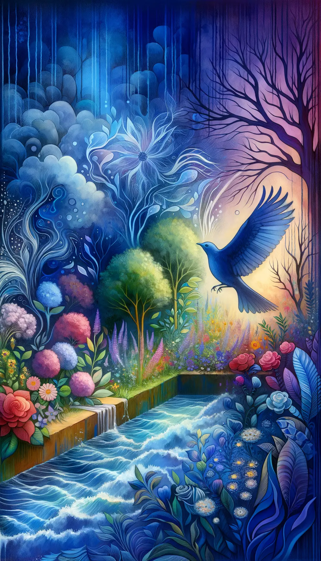 Blooms of Resilience: A Therapeutic Journey in Watercolor