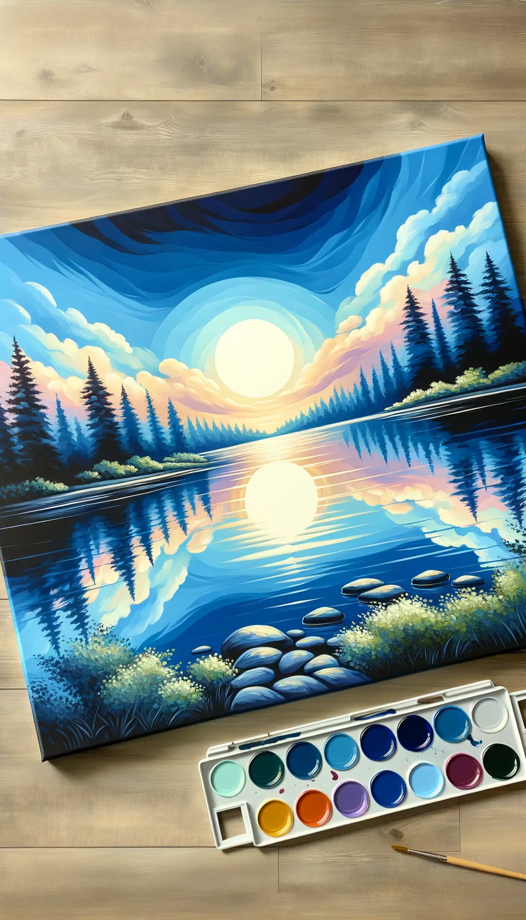 Whispers of Tranquility: Sunset Reflections in a Therapeutic Haven