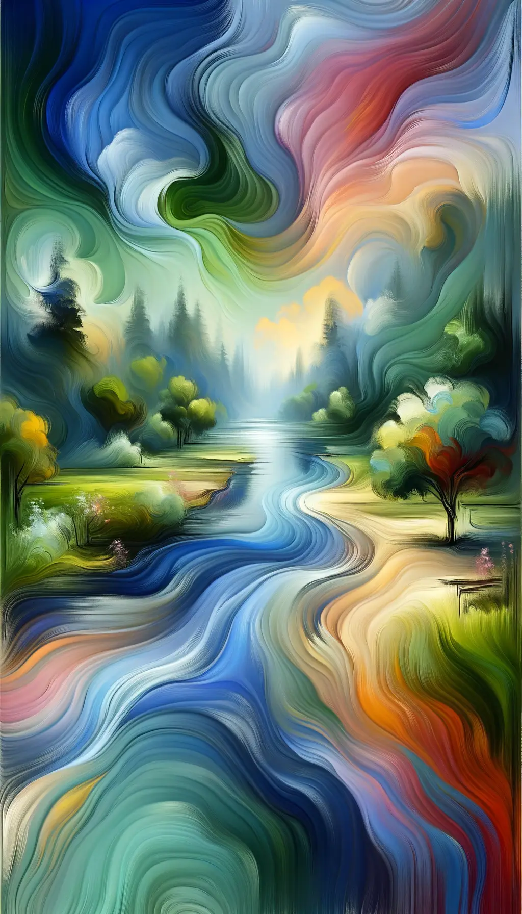 Whispers of the Verdant River: A Dysthymia's Embrace