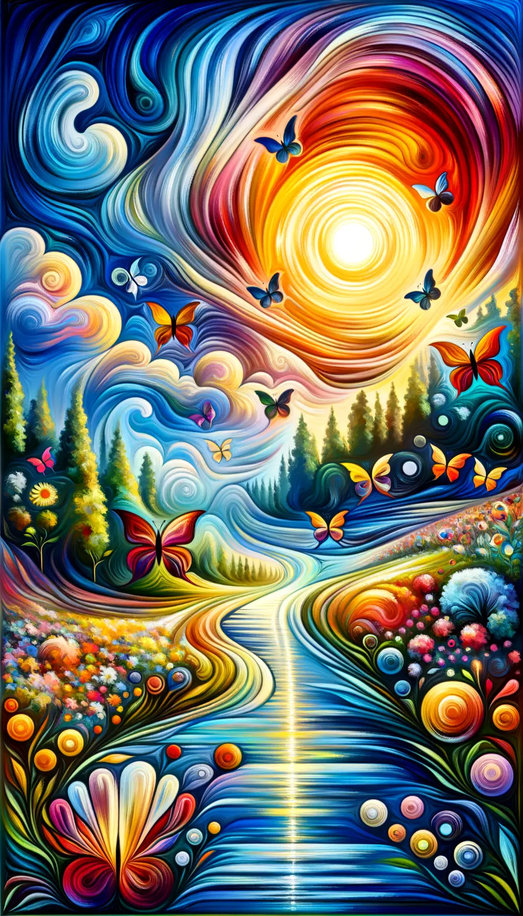 Soul's Kaleidoscope: The Tranquil Garden of Emotive Journeys