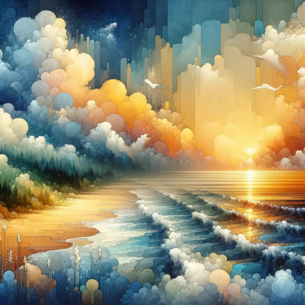 Sun-Kissed Renewal: Whispers of Growth and Rain's Embrace