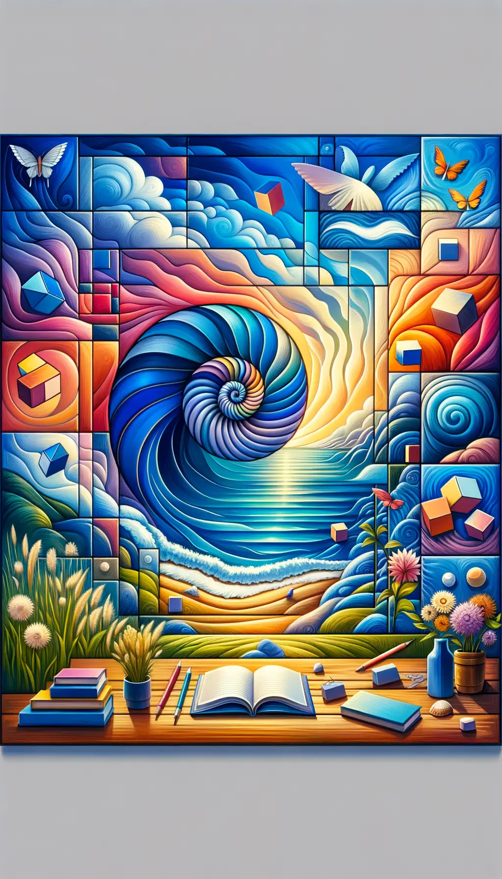 Sacred Symphony: Whispers Between Ocean and Meadow