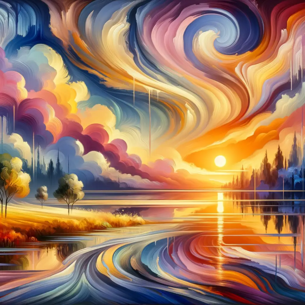 Whispers of the Golden River: Soul's Journey in Calm Waters