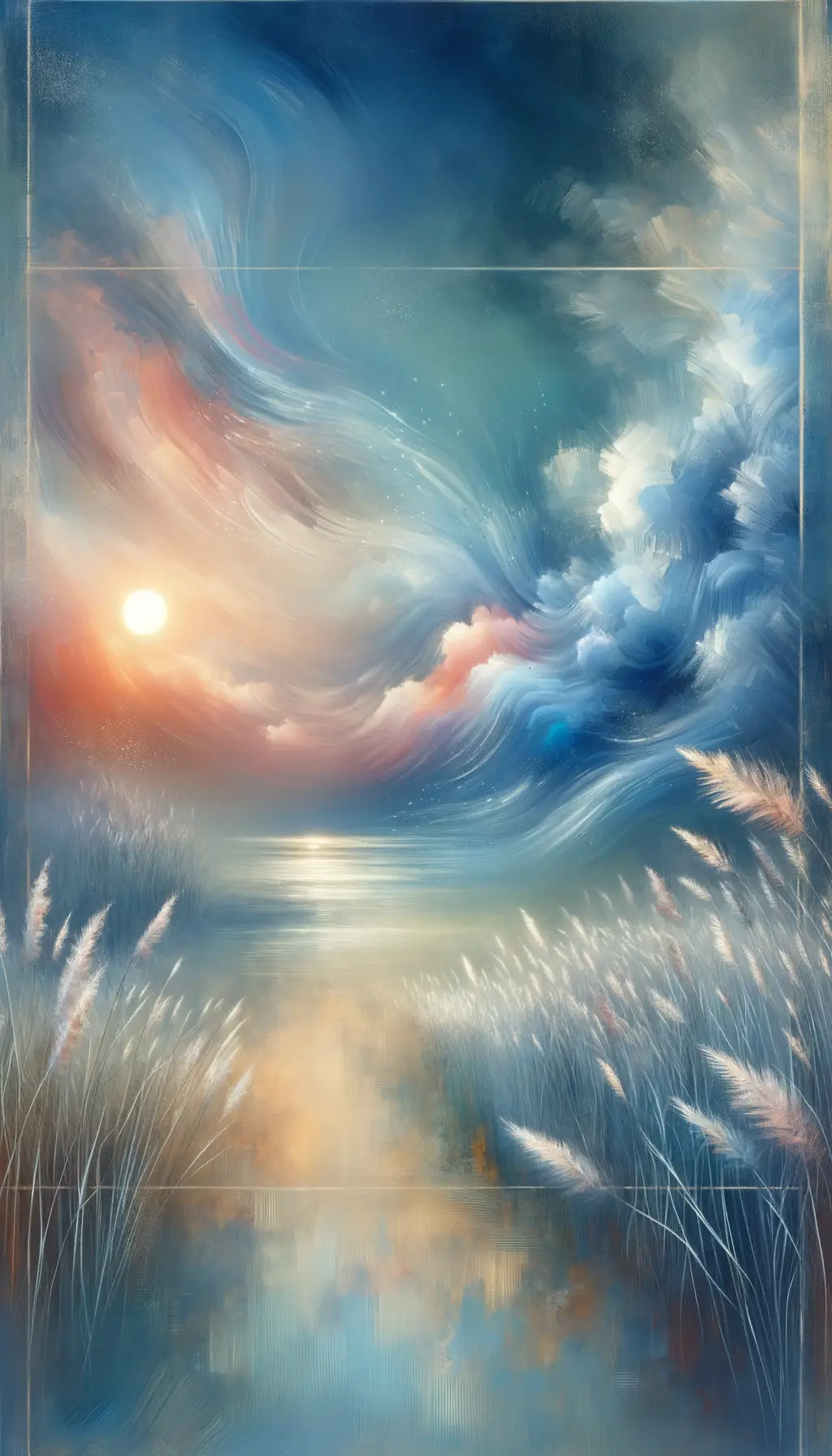 Whispers of Dawn: Embracing Serenity in Azure Reverie