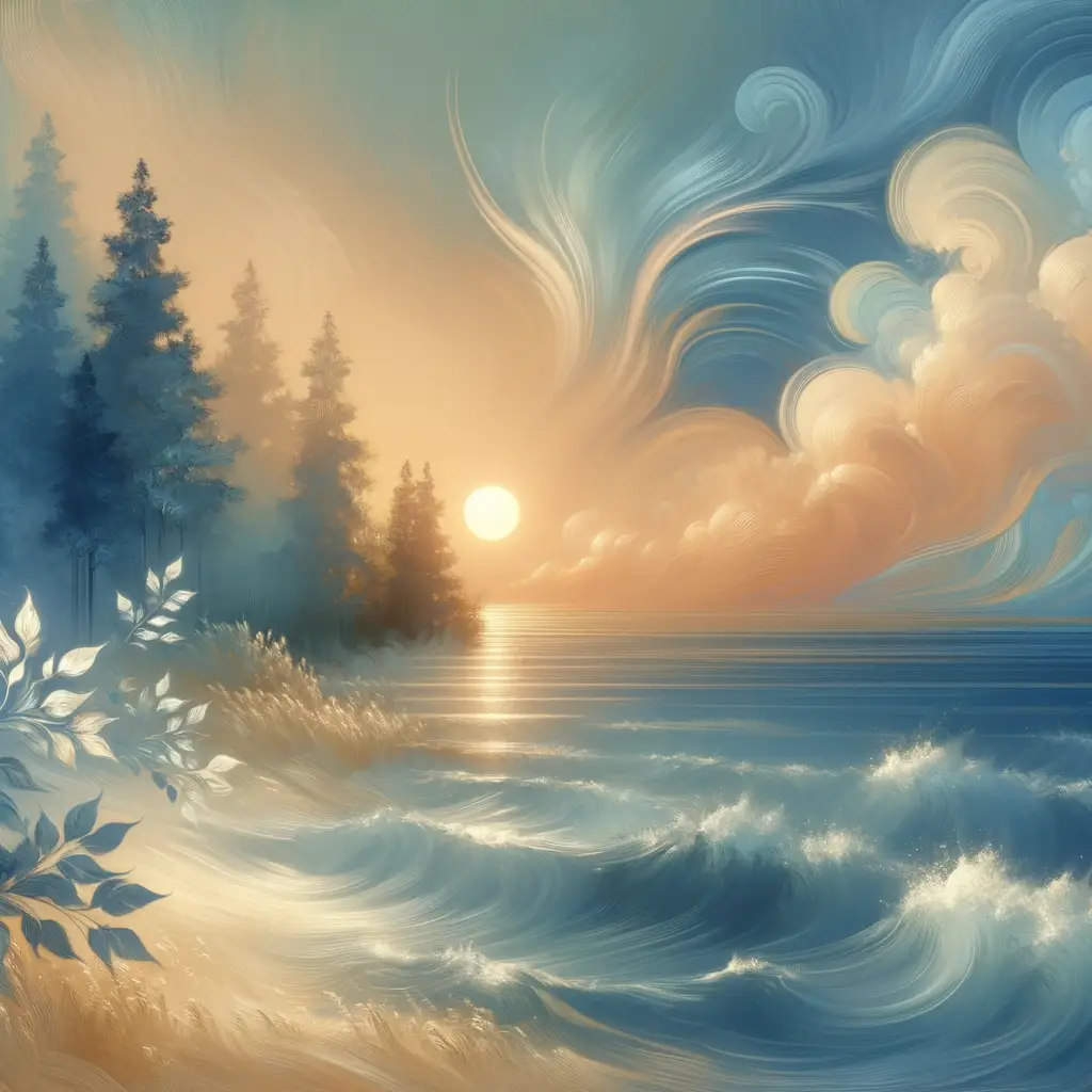 Whispers of Tranquility: A Gentle Sunlit Journey