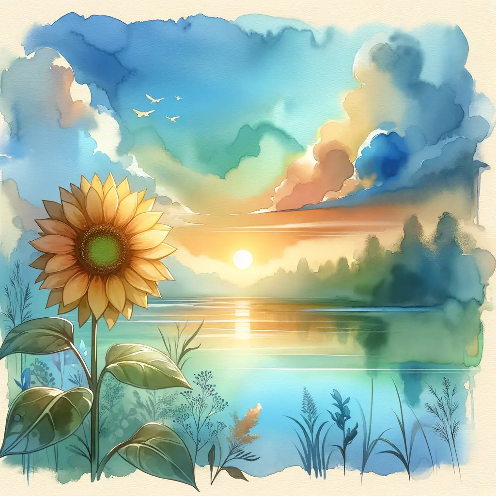 Whispers of the Sunflower: A Tranquil Journey Through Anxiety
