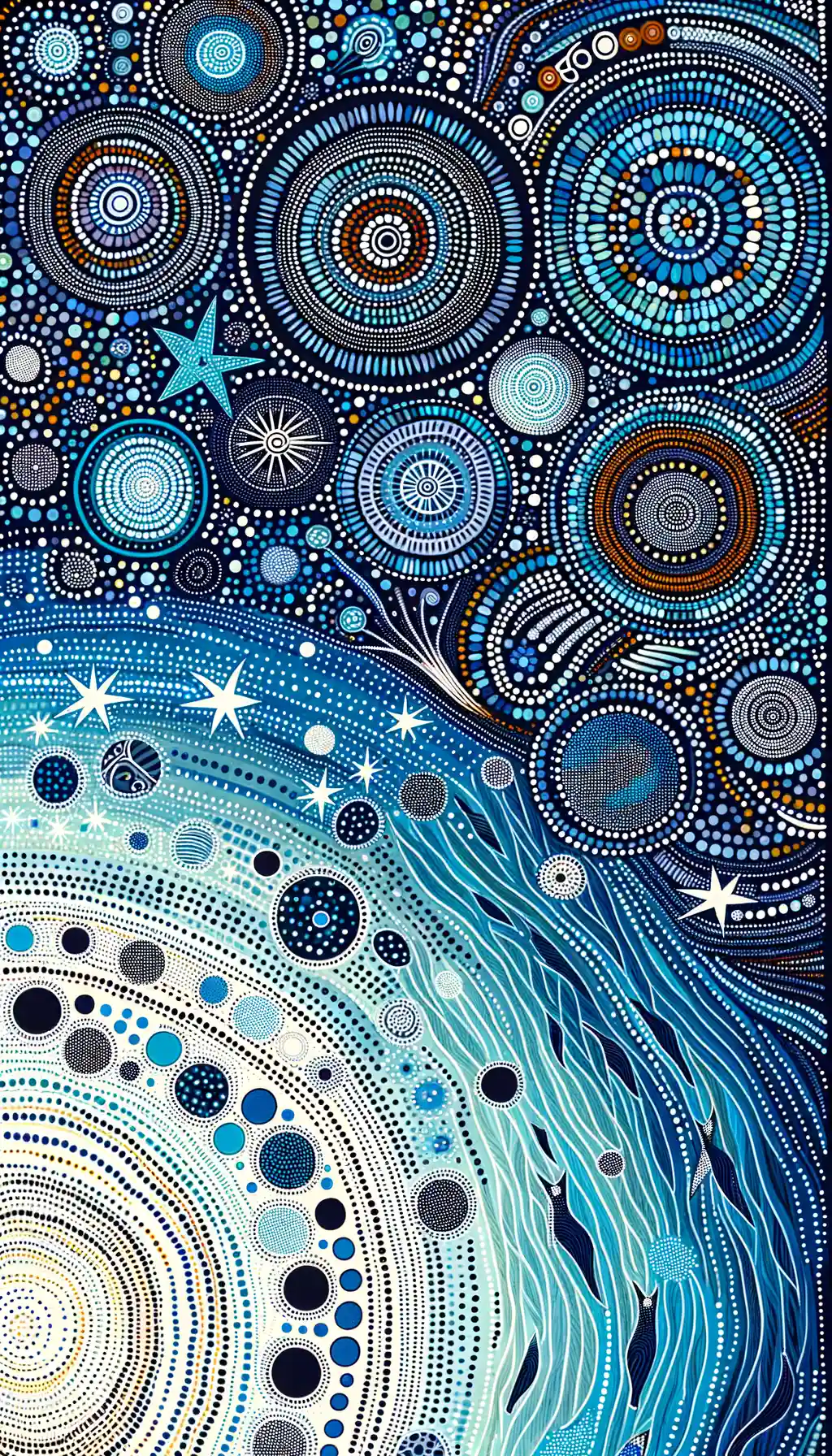 Ripples of Reflection: Water's Touch in Tranquil Blue