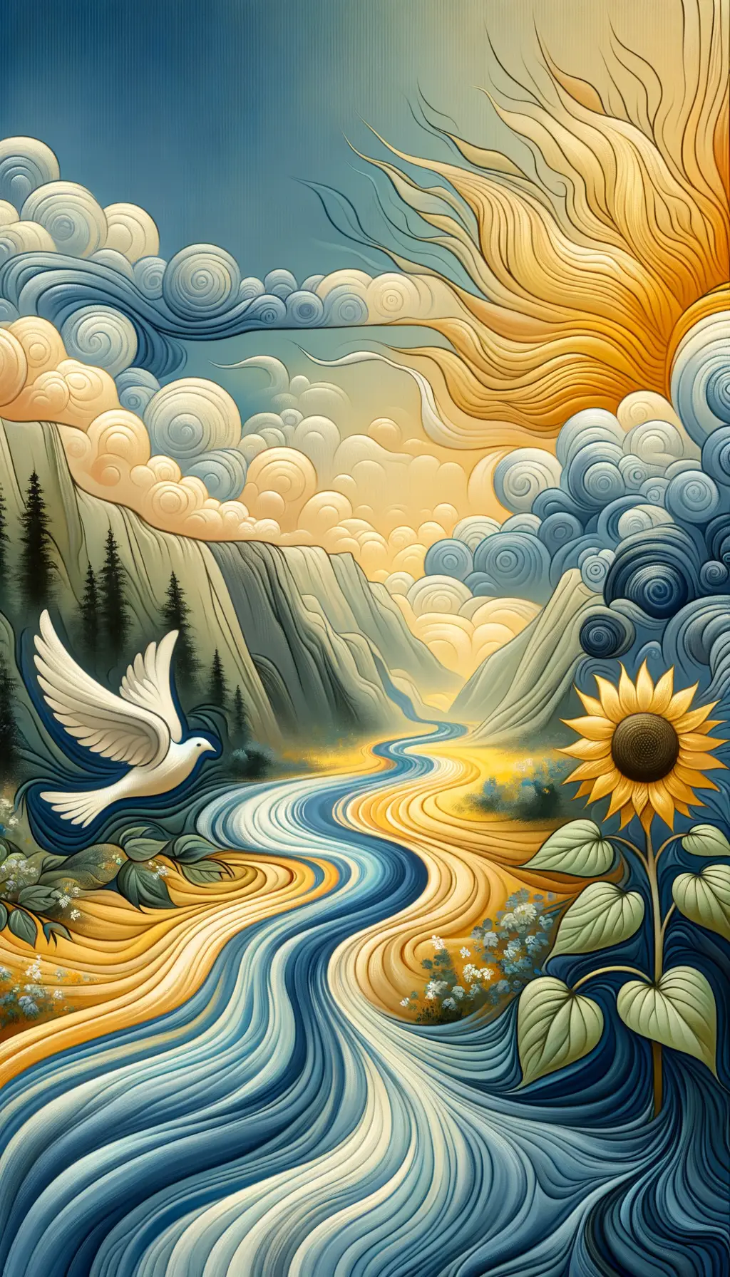 Whispers of the Heart: A Triptych of Renewal