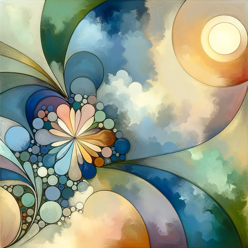 Sun's Embrace: A Blossoming Journey Through Shadows and Light
