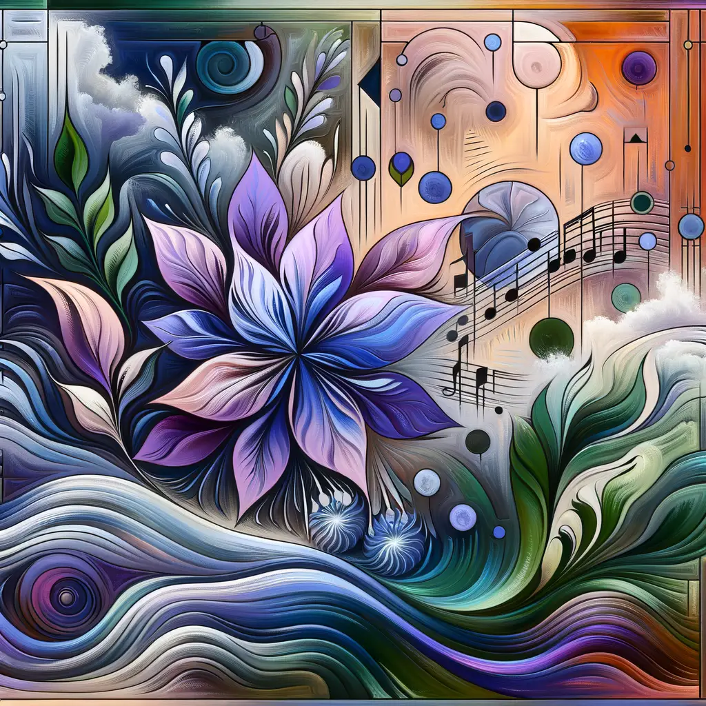 Whispers of Renewal: Reverie by the Calm Lavender River