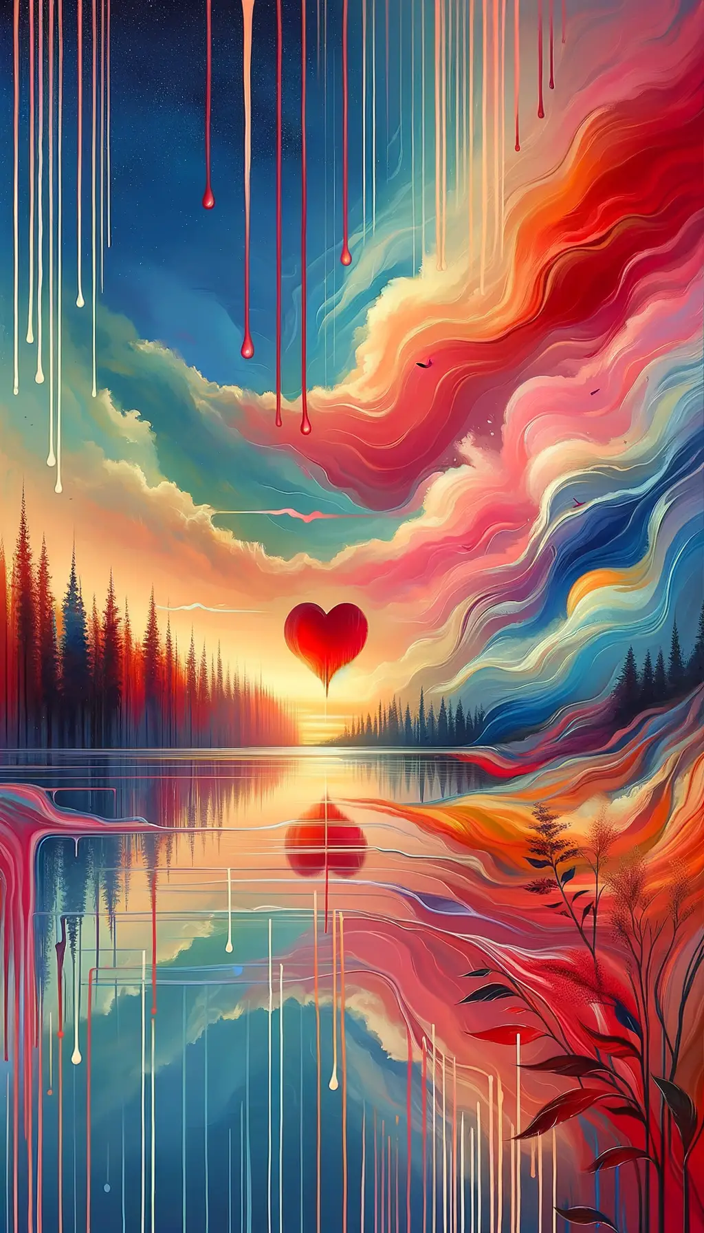 Whispers of Renewal: Emotions Dripping Through Sundown