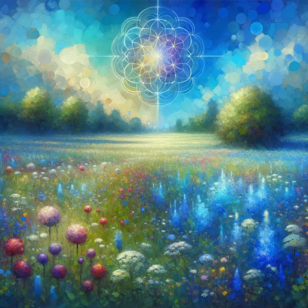 Luminescent Meadows: A Symphony of Calm and Complexity