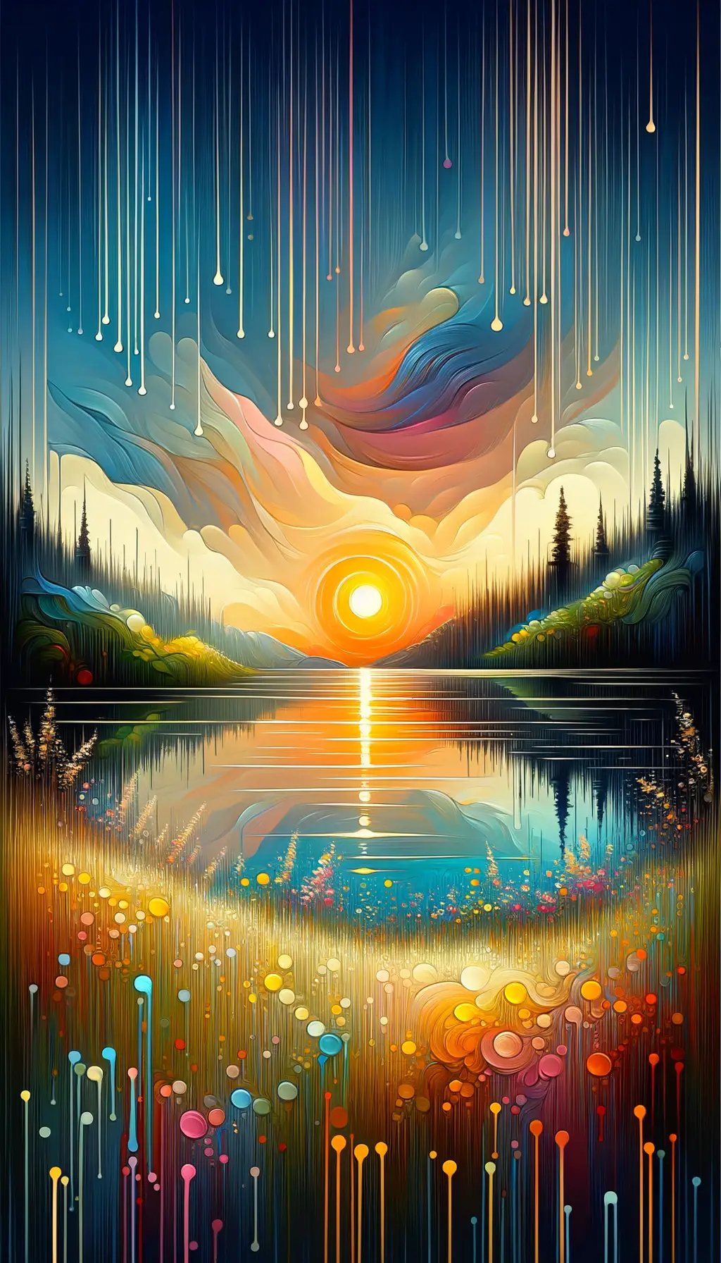 Aurora's Embrace: Dawn of Serenity