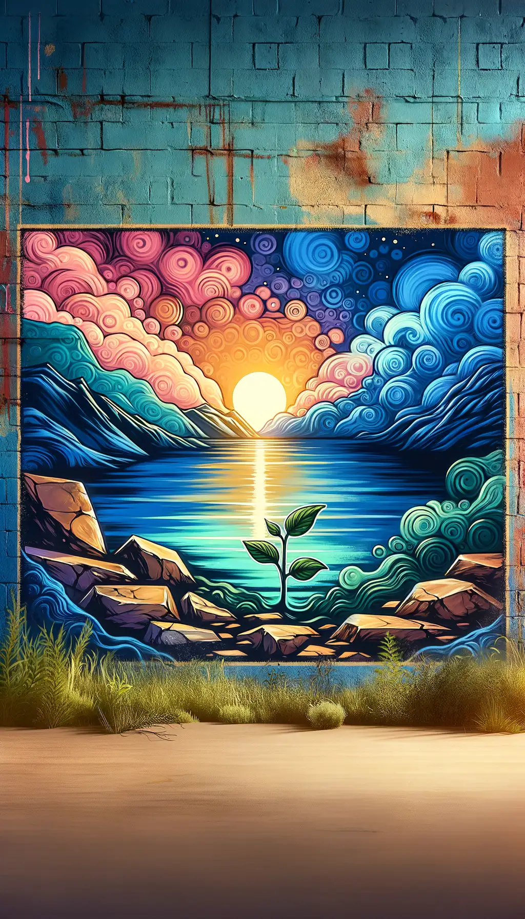 Echoes of Resilience: A Therapeutic Symphony in Sunset Hues