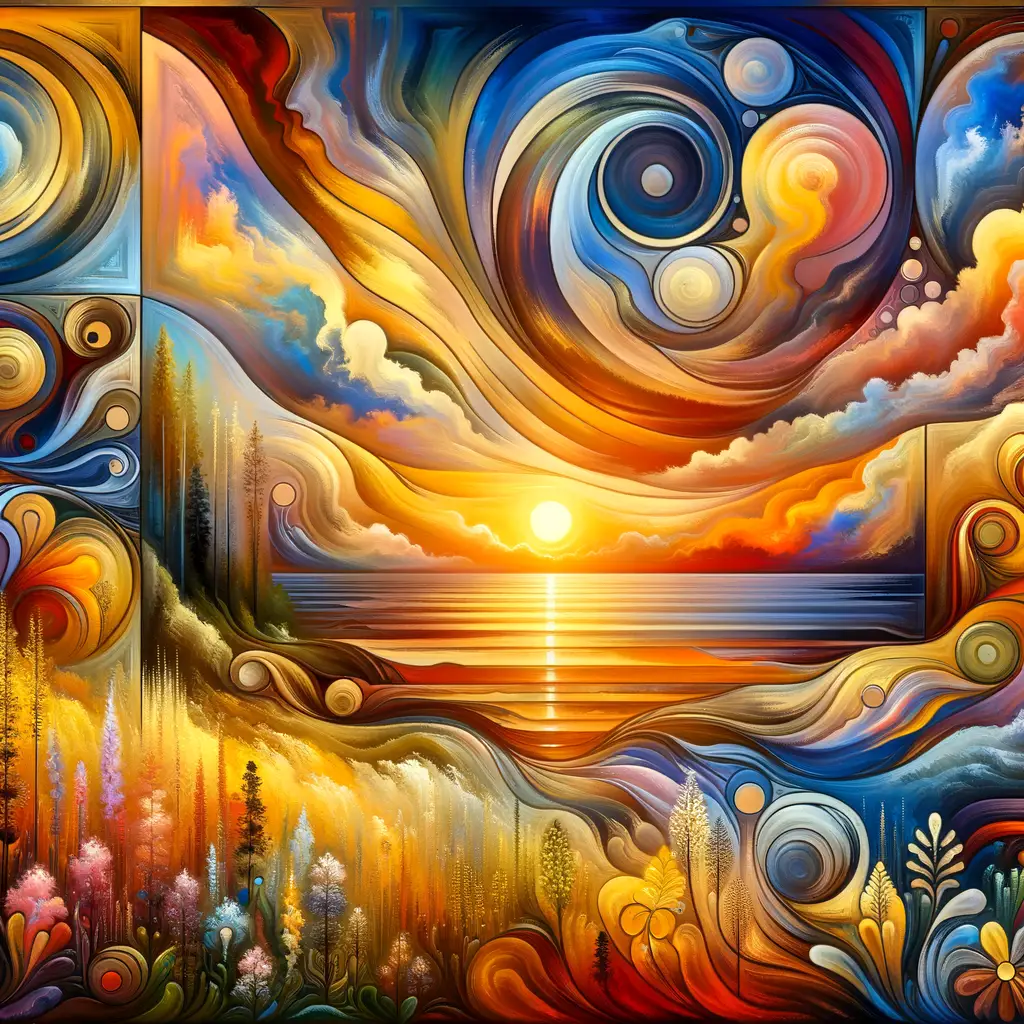 The Golden Reverie of Emotional Resonance: Therapy Through Sunrise