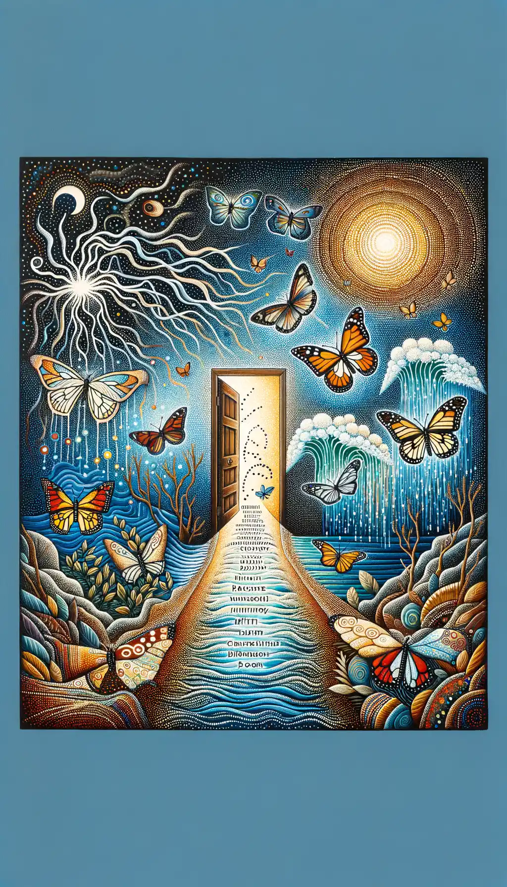 Metamorphosis Symphony: Oceanic Embrace of Night Rain's Dance