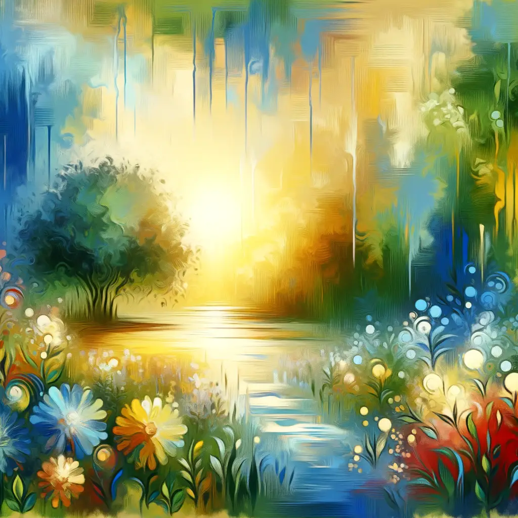 Serenity's Blossom: A Tranquil Echo in Nature's Garden
