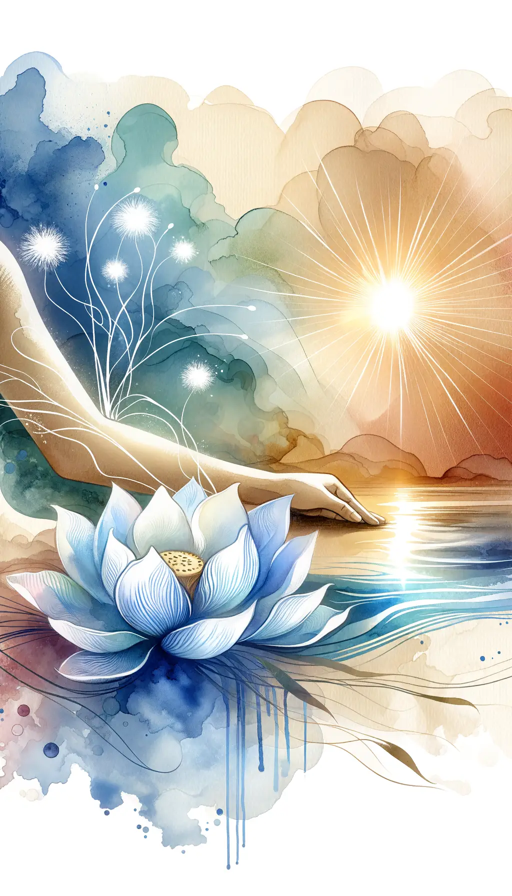 Rivers of Resilience: A Blooming Lotus's Therapy Symphony