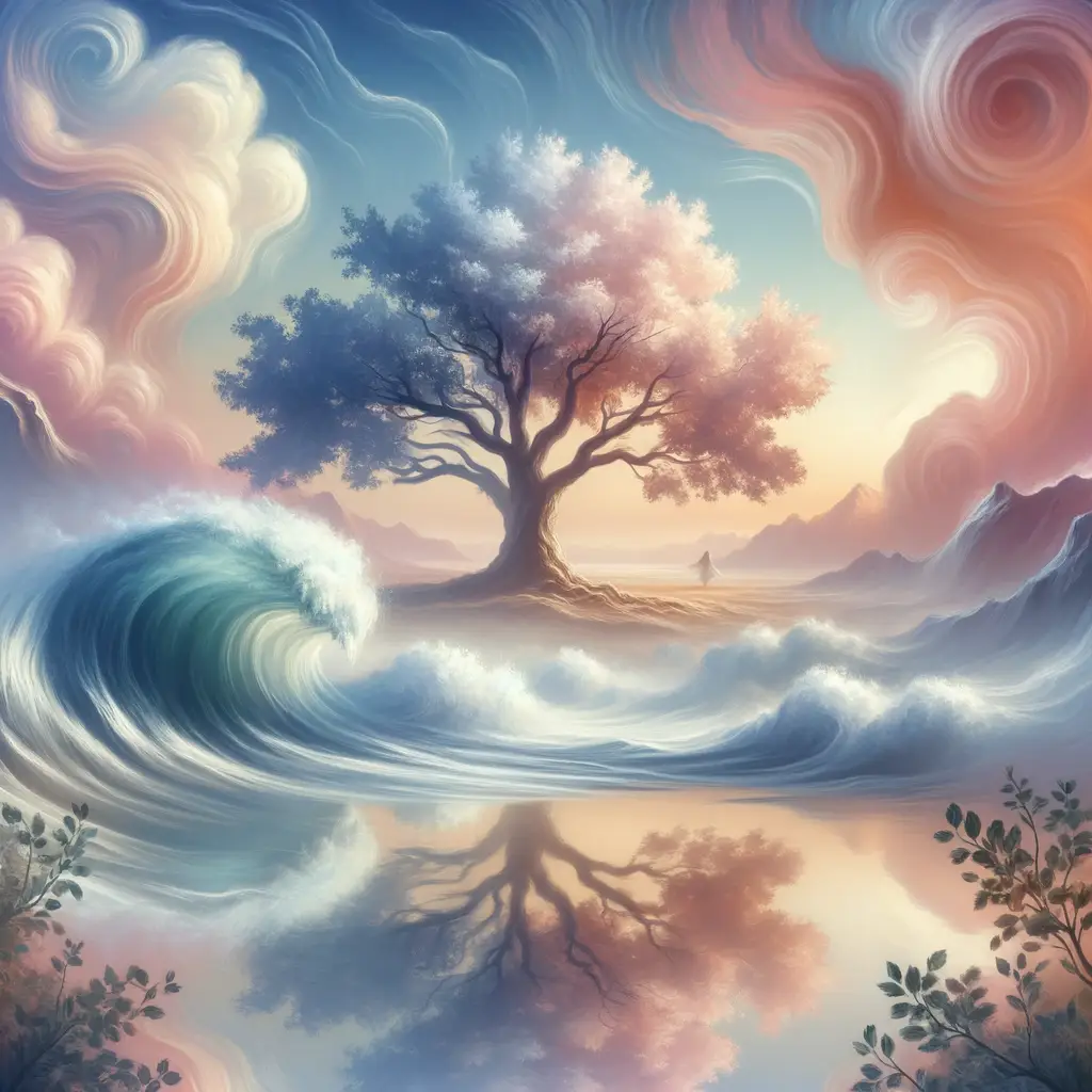 Whispers of Resilience in Pastel Reverie