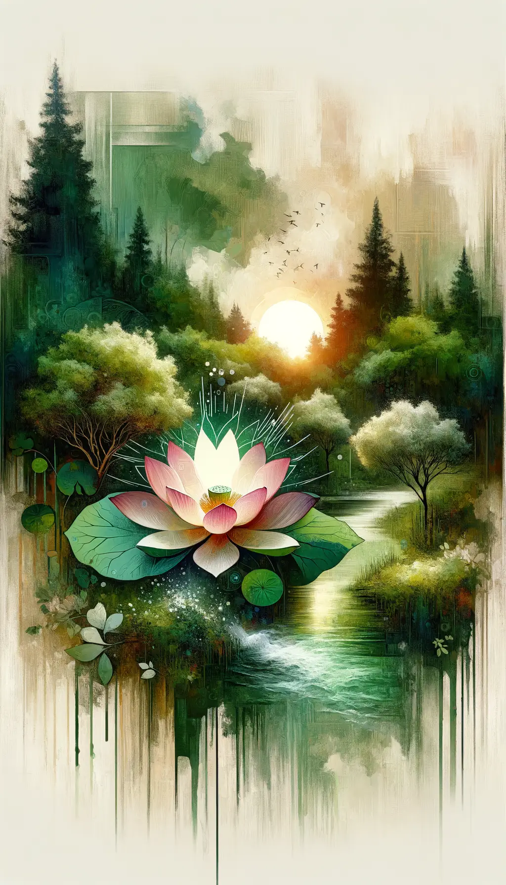Emerald Blooms: A Journey Through Renewal