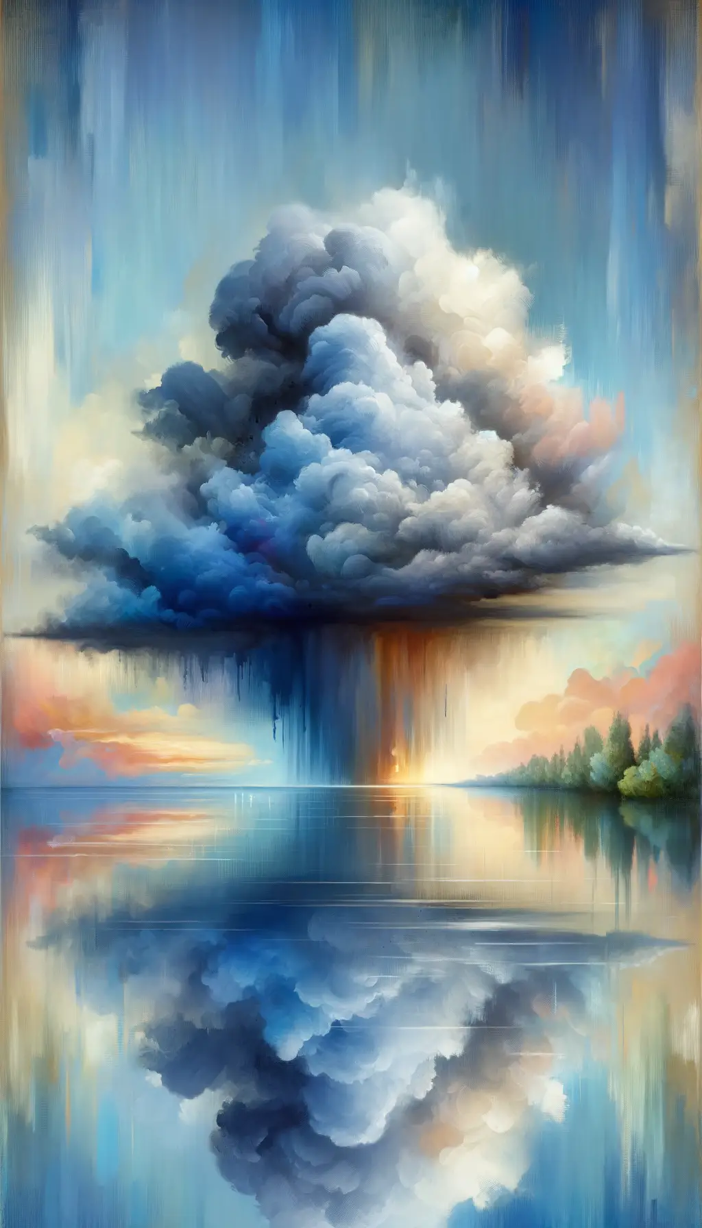 Tranquil Echoes: Embracing Storms of the Soul