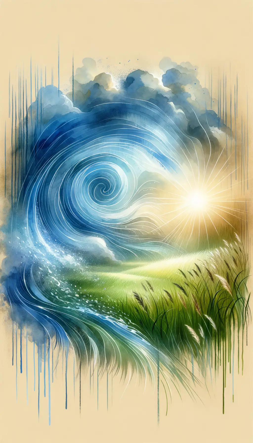 Rainbow Serenity: Whispers of Renewal in Therapy's Embrace