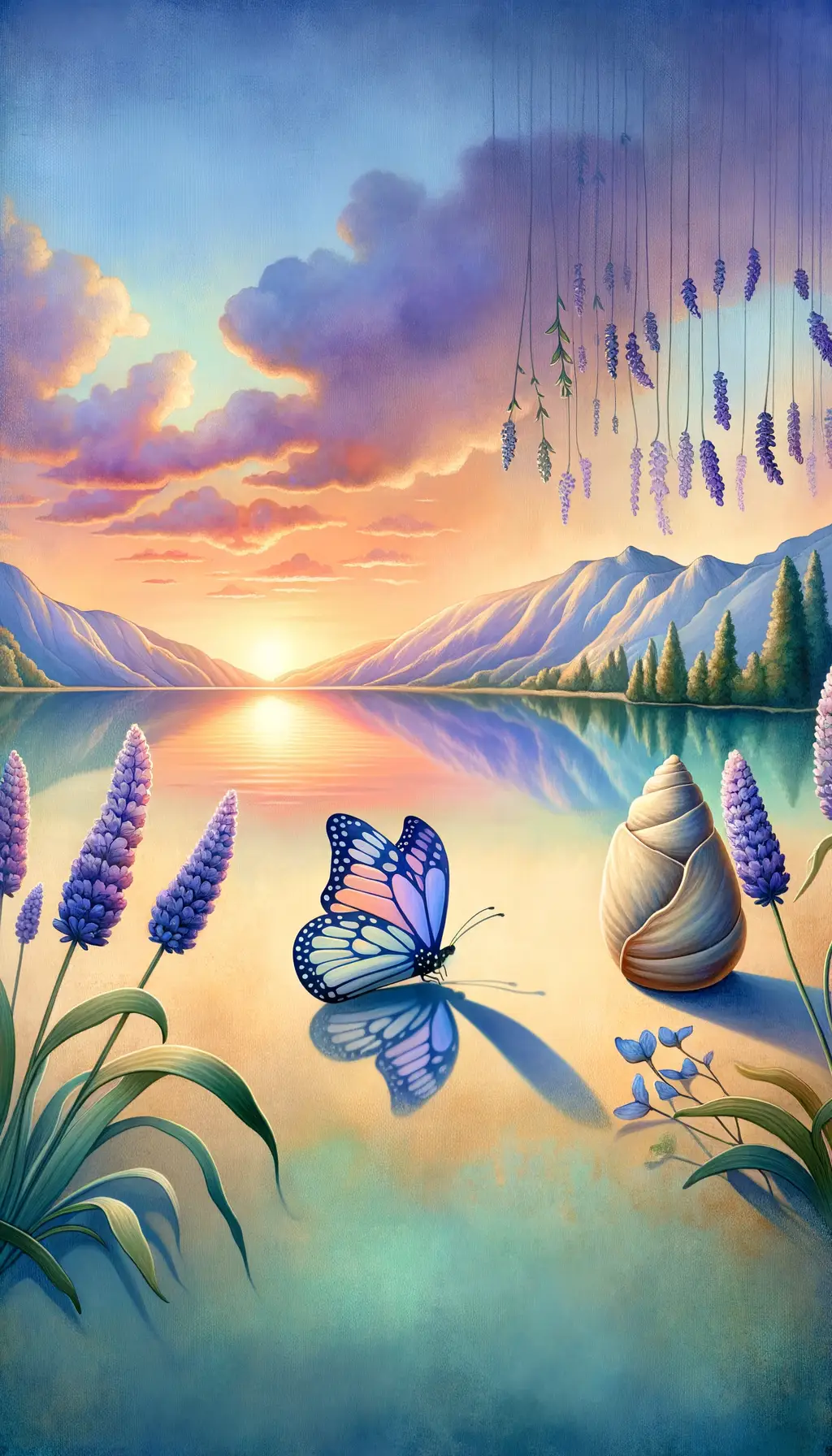 Tranquil Revival: The Emergence of a Butterfly Symphony