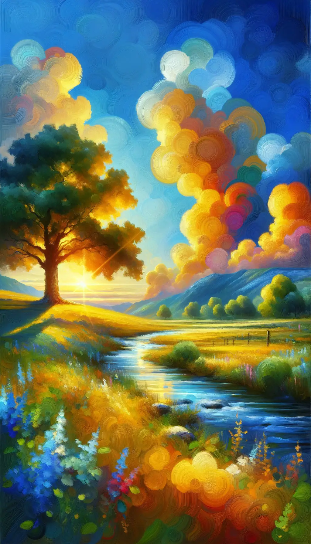 Whispers of Resilience: A Golden Meadow's Embrace