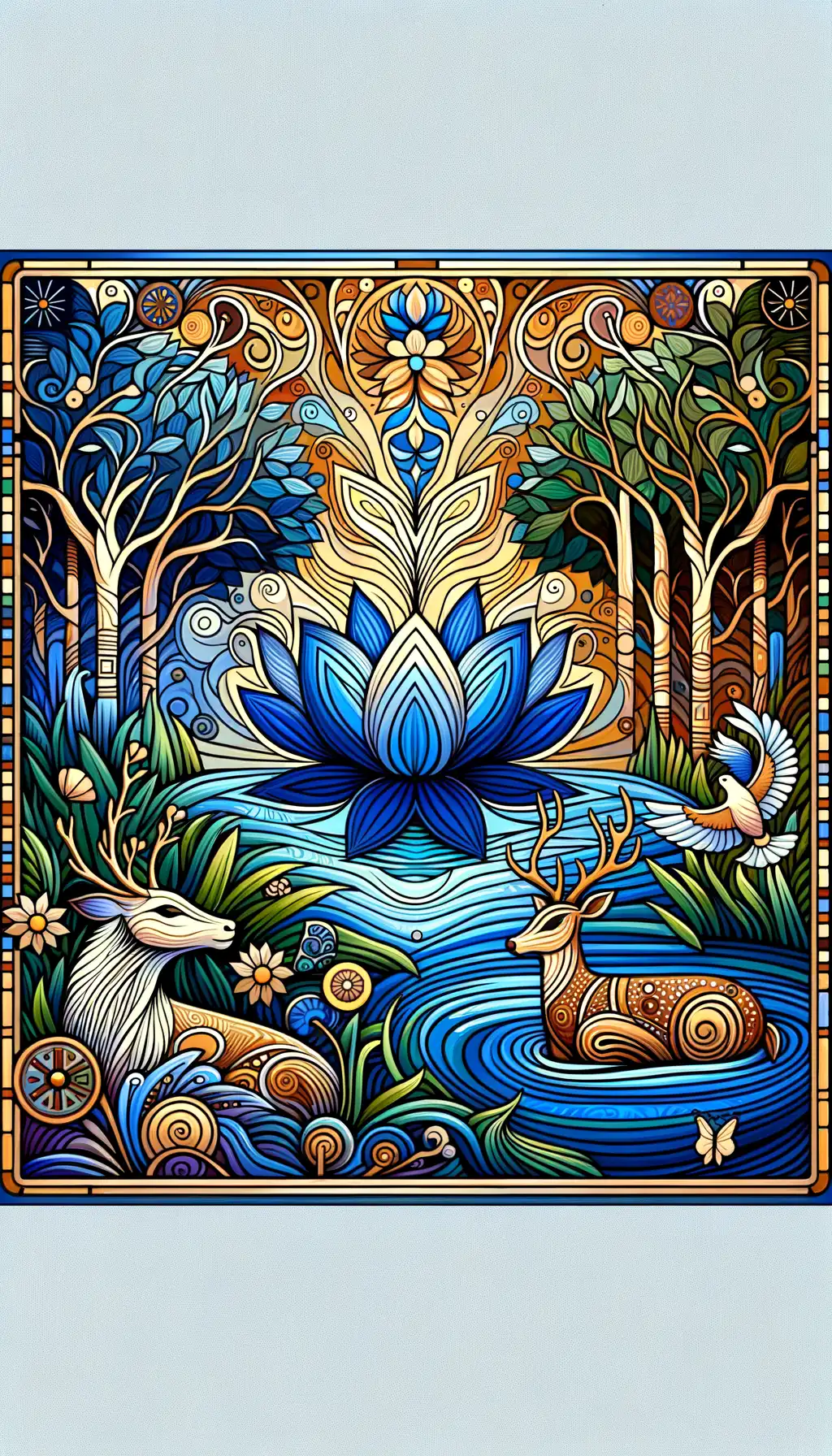 Ethereal Tranquility: A Forest's Wisdom