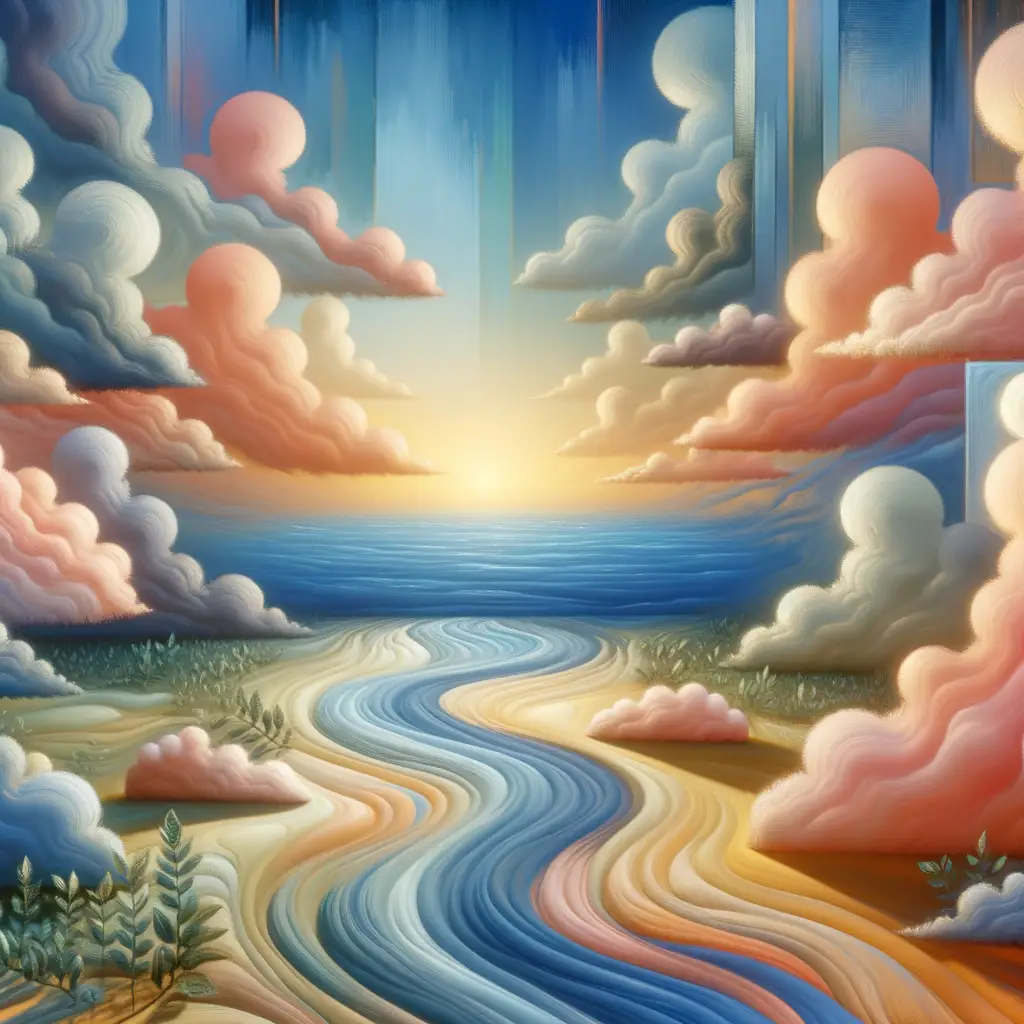 Echoes of Emotion: River's Whisper to the Serene Soul