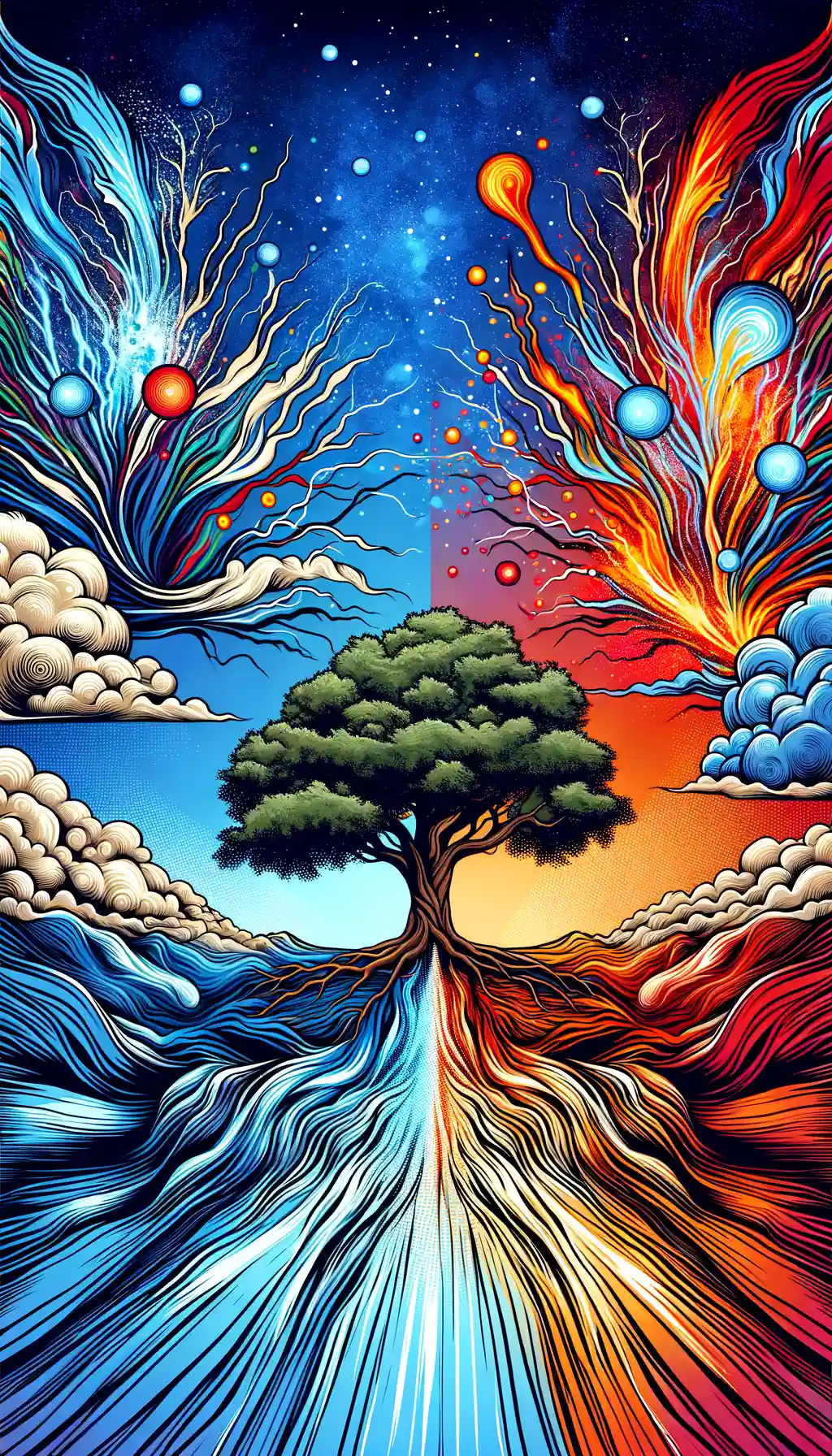 Growth Within: Emotion's Canvas Unfolds