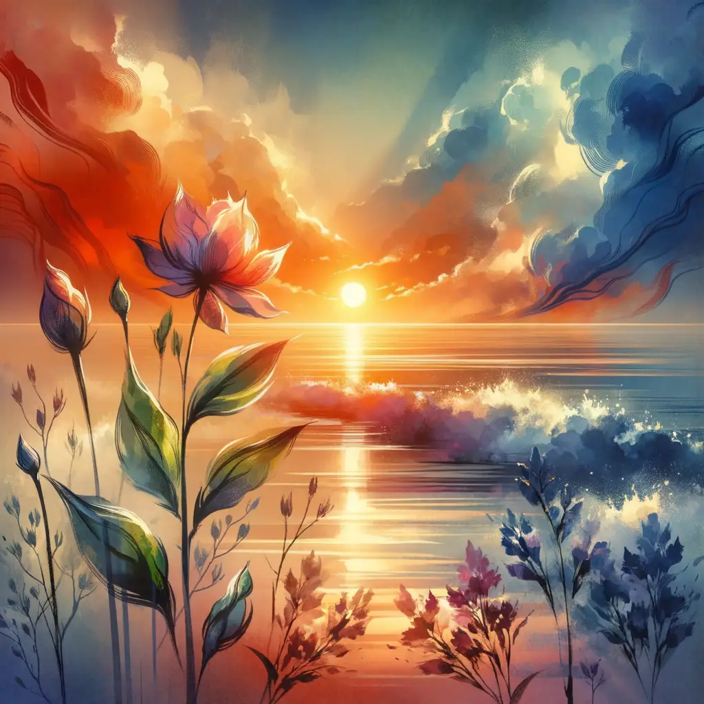 Tranquil Bloom: A Symphony of Calm and Growth