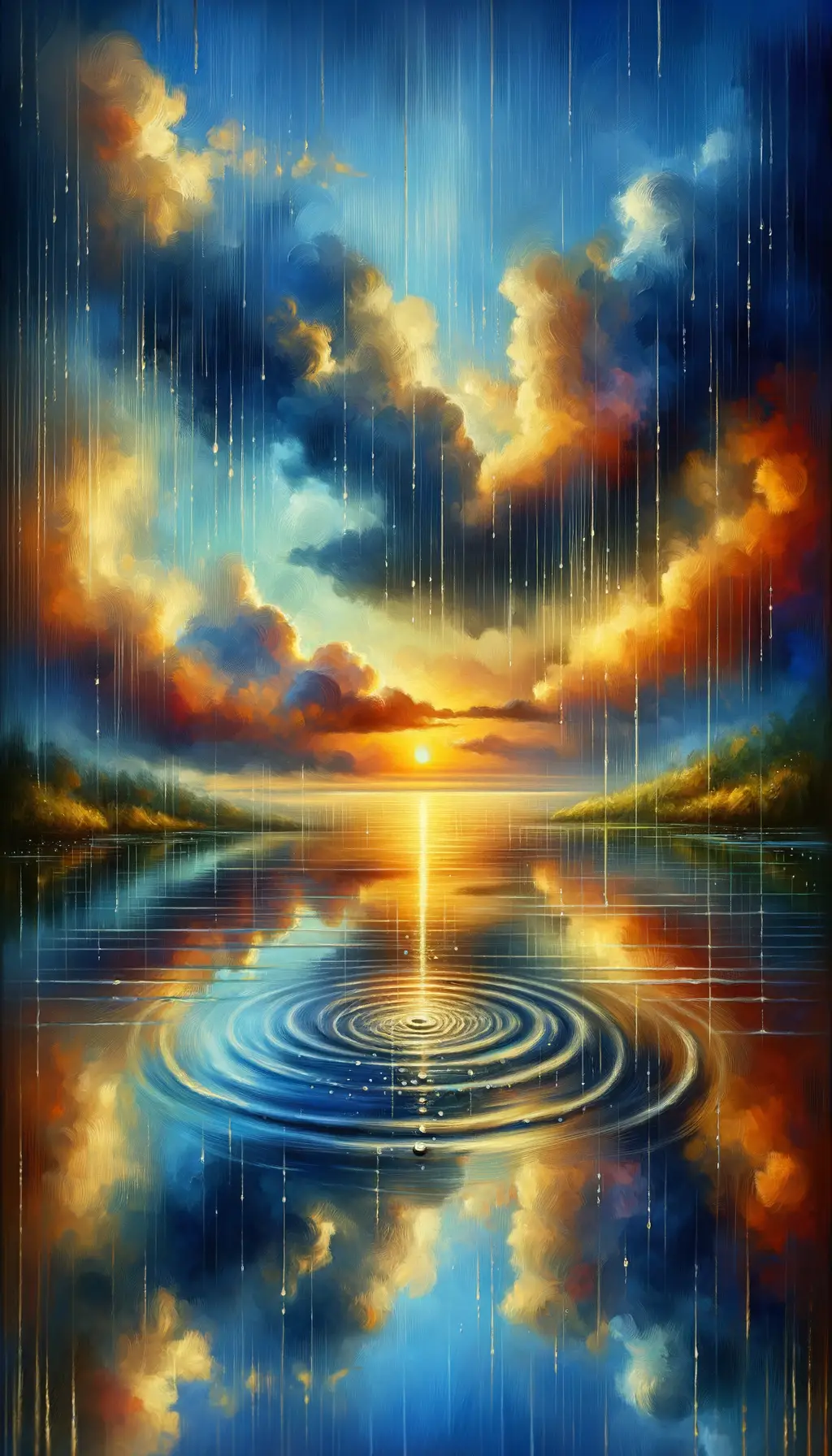 Ripples of Serenity: A Therapy Client's Emotive Exploration