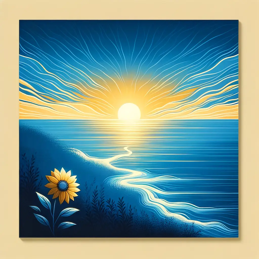 Luminescence Unveiled: Sunflower's Whisper at Twilight