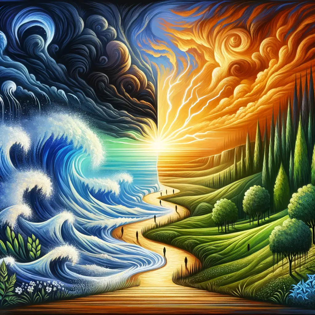 Emergence of Calm: A Therapeutic Journey Through Tempests and Tranquility