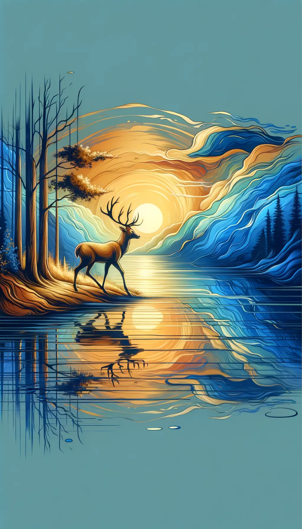 Whispers of Dusk: Tranquility's Dance with the Soul