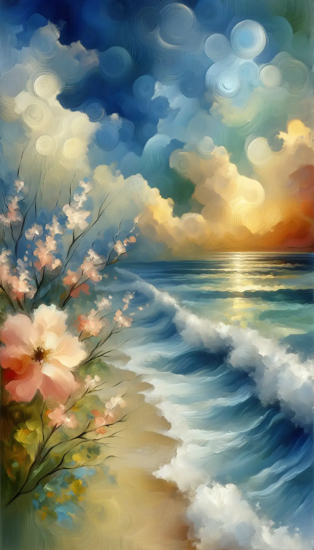 Whispers of Resilience: Blooms in Weathered Seas
