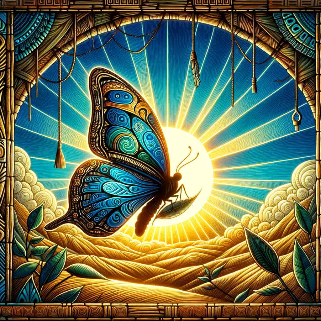 Soul's Embrace: Serene Wings of Resilience