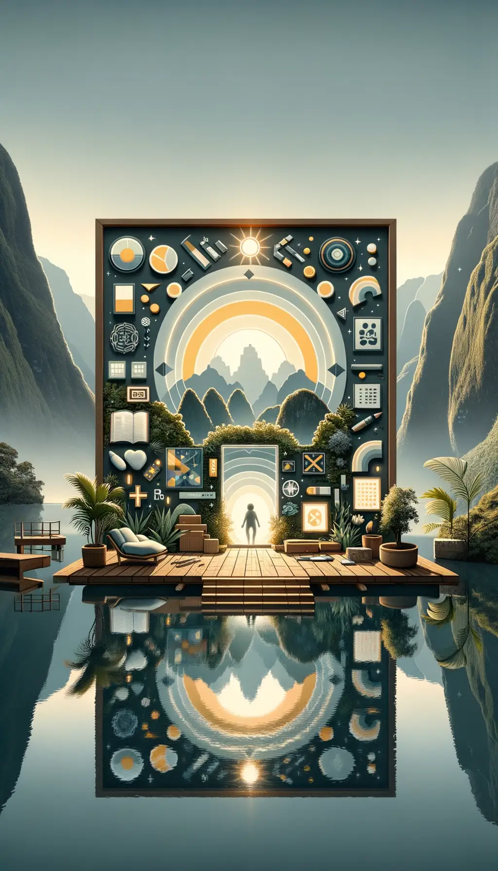 Mirrors of Machu Picchu: Reflections in Tranquil Light