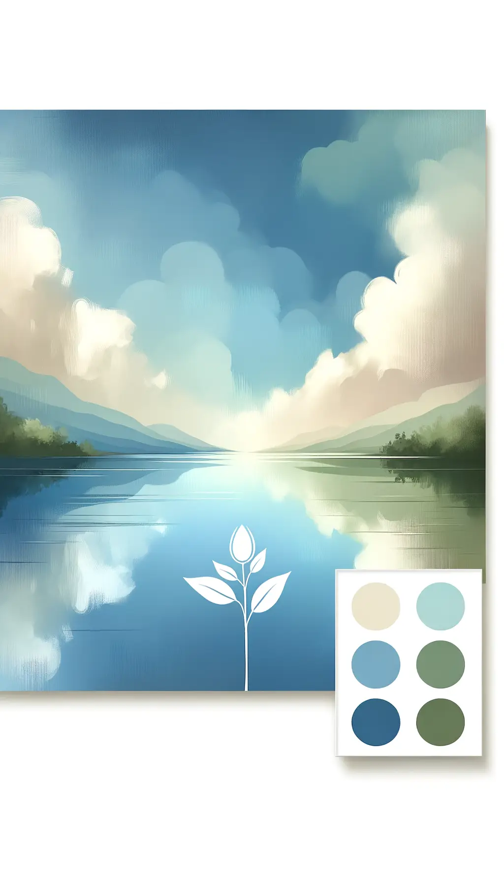 Murmurs of Resilience: A Blossom's Reflection in Tranquil Waters