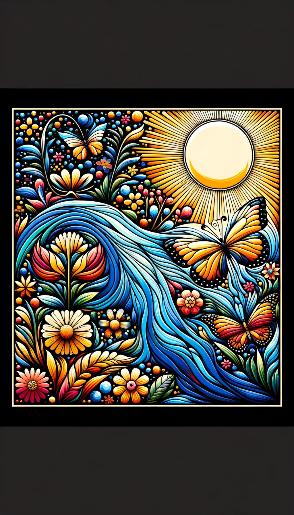 Whispers of Transformation: A Therapeutic Dance in Vibrant Serenity