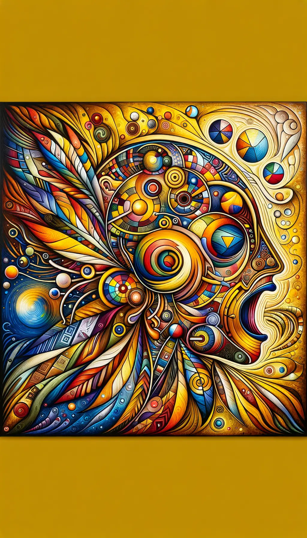 Citrine Solace: Echoes of Unquiet Stillness