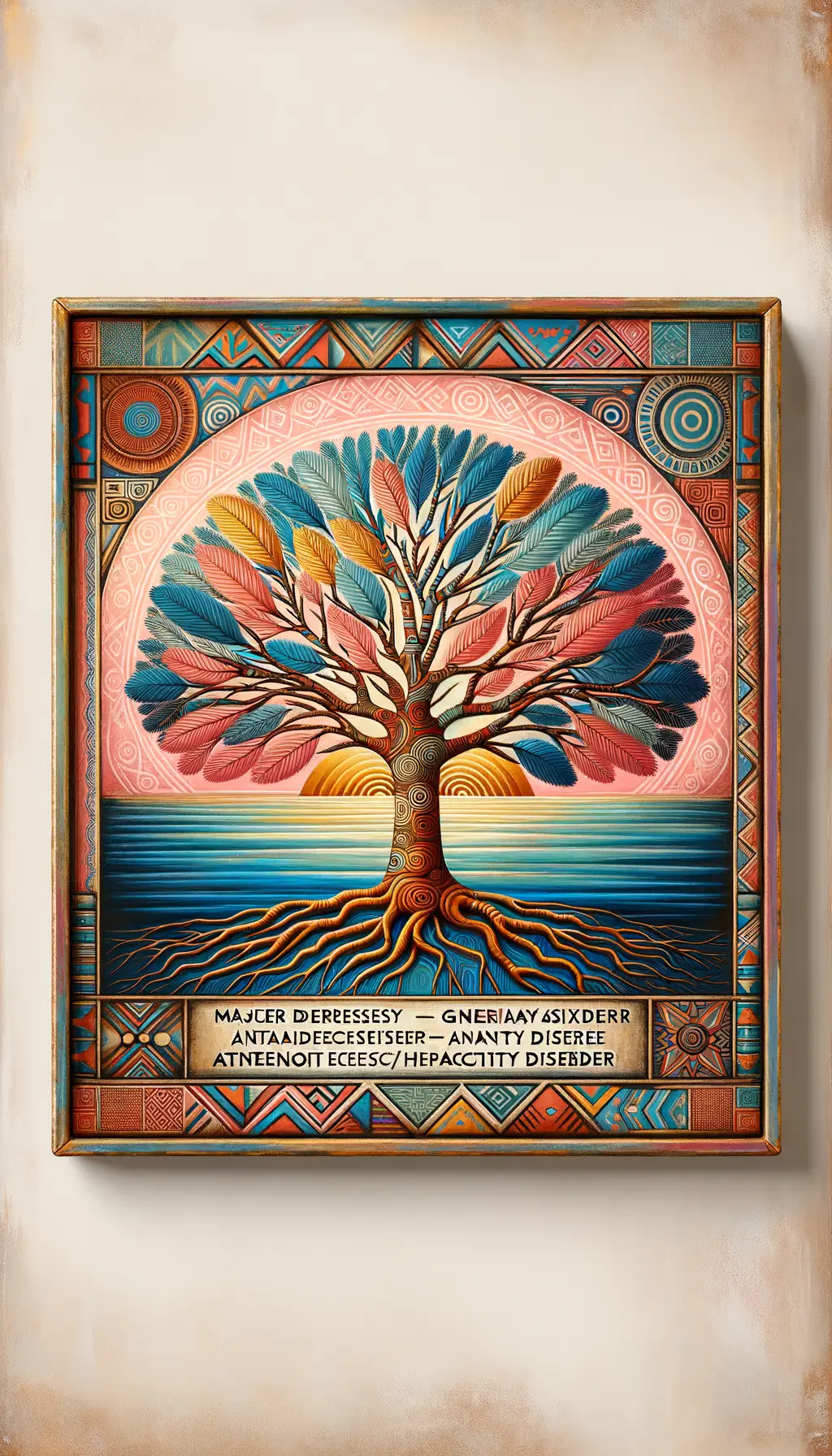 Resilience Unveiled: Whispers of Strength amidst Pastel Shadows