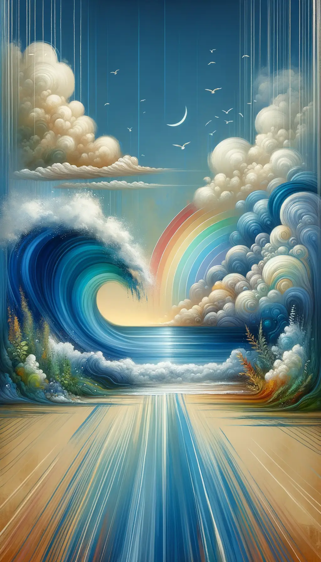 Whispers of Renewal: Ebb and Flow of Inner Tides