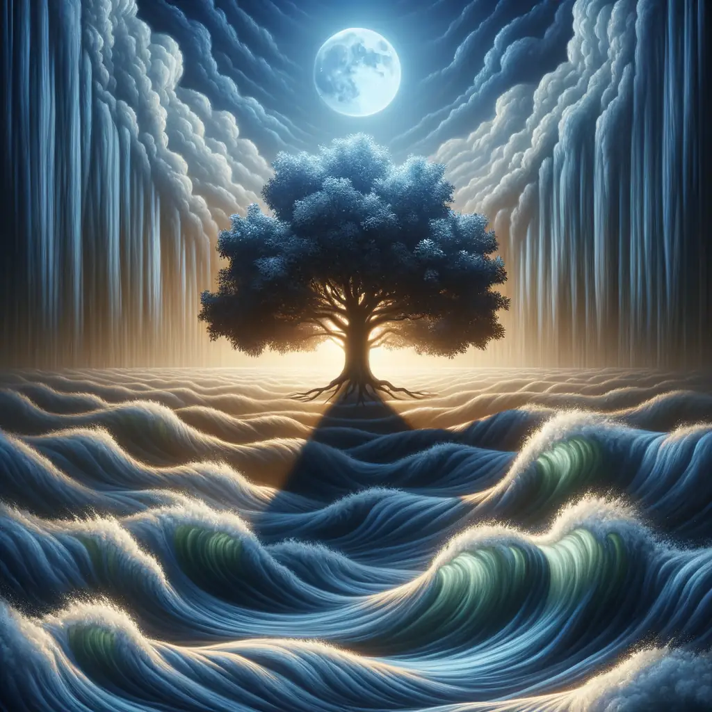 Whispers of Resilience: Tides of Serenity and Strength