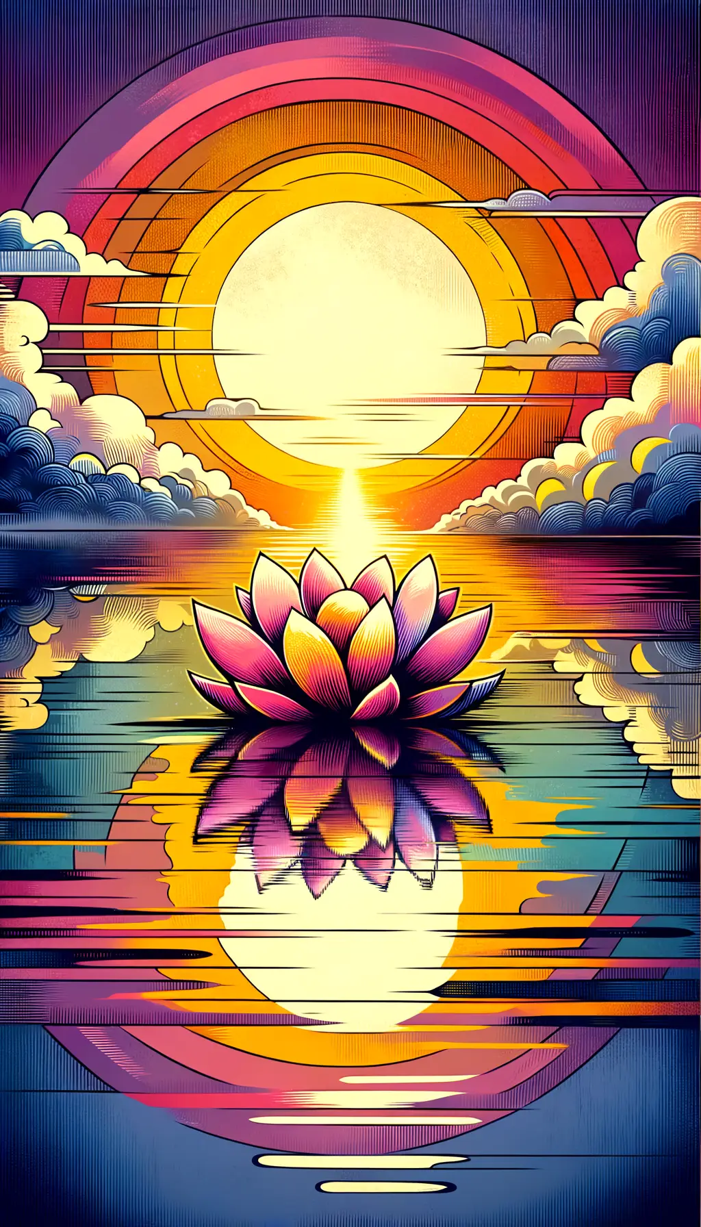 Ethereal Embrace: Serenity Blooms