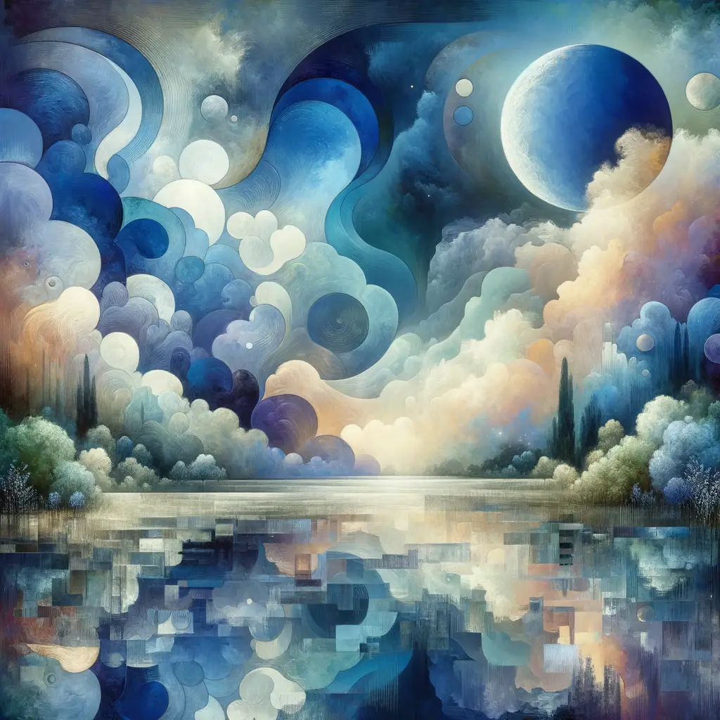 Amethyst Reflections: A Lamentation of Hopeful Blue